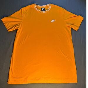 Nike Men's Orange Shirt XL Short Sleeve